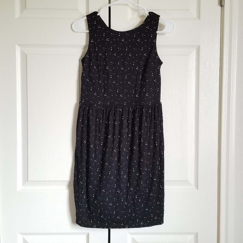 NWT Loft speckled polka-dot dress